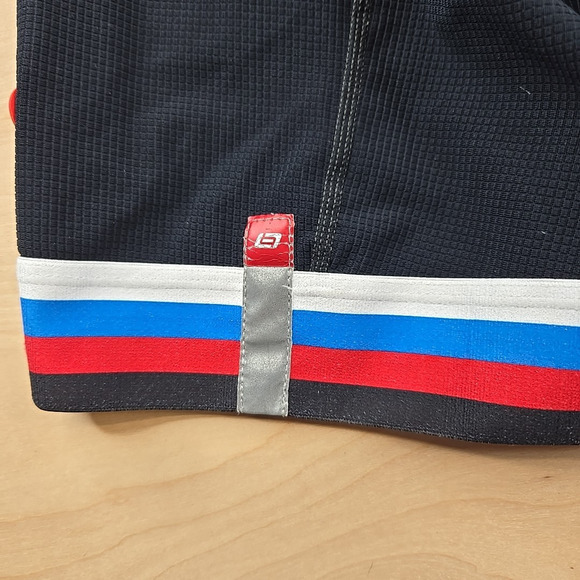 Bellwether Cycling Shorts XXL Black Red Blue Padded Bike Model 5691 - Picture 11 of 11
